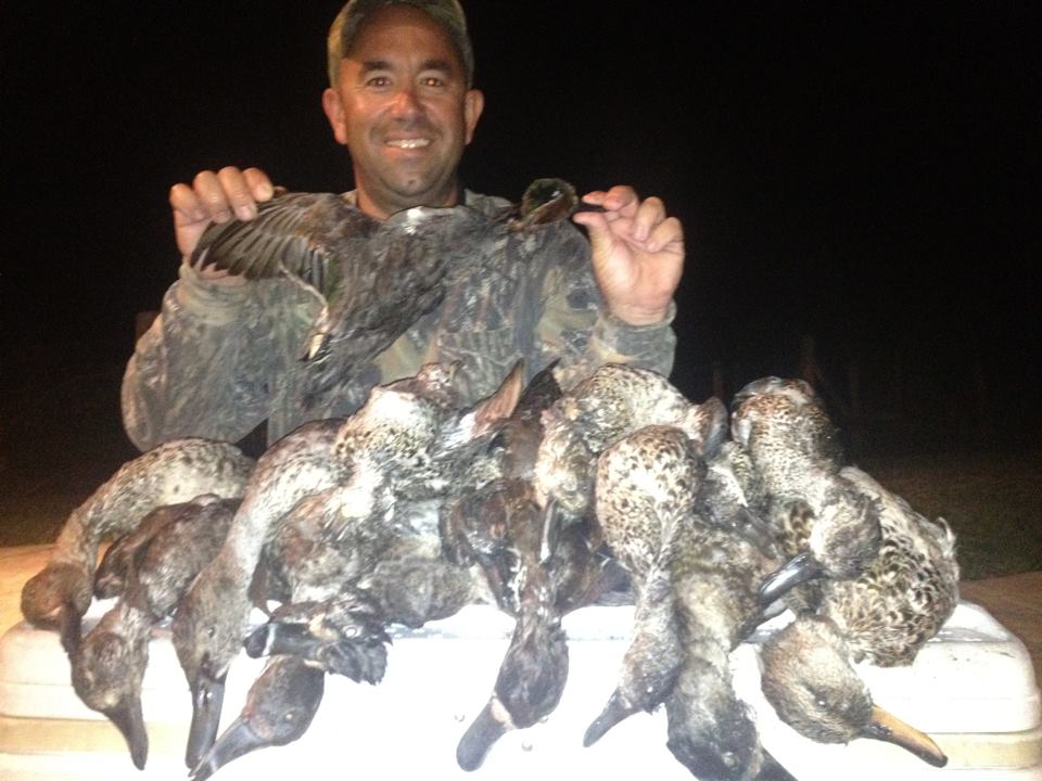 Fly is also an avid hunter, here he is with a harvest of waterfowl.