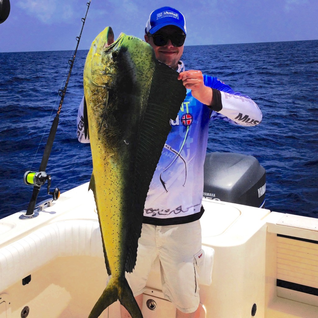 big dorado caught on the 5 Star with Brandon Sepllman