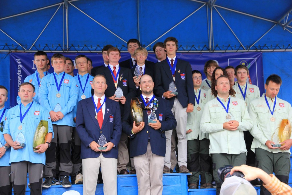 paul bourcq with the gold medal winning youth team