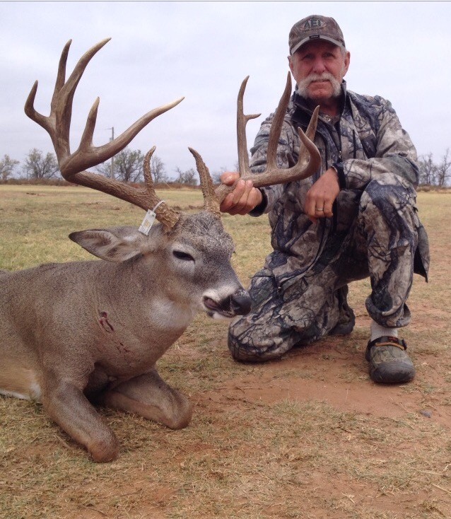 trophy buck shot at Red River Valley Outfitters