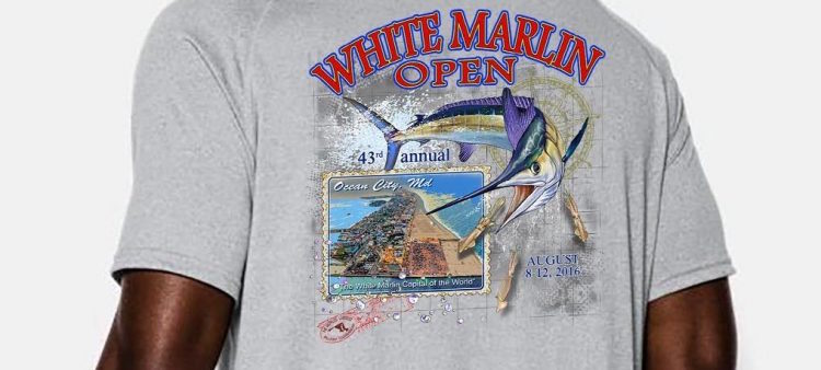 White Marlin Open t-shirts on sale