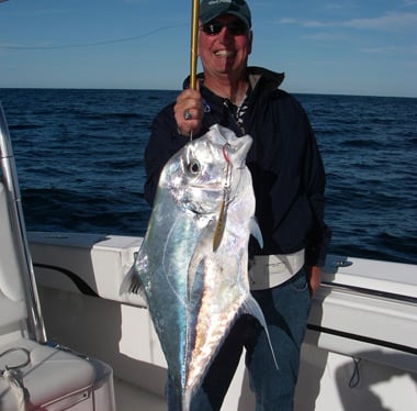 Compass Rose Charters with a nice african pompano