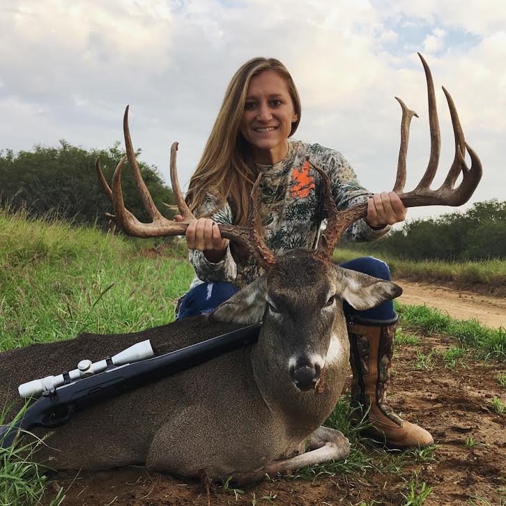 Breelan Angel with a nice buck