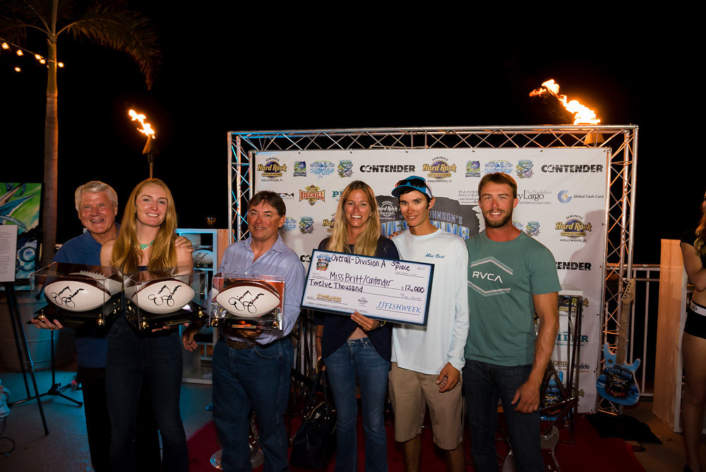 Miss Britt at Jimmy Johnson's 'Quest for the Ring'