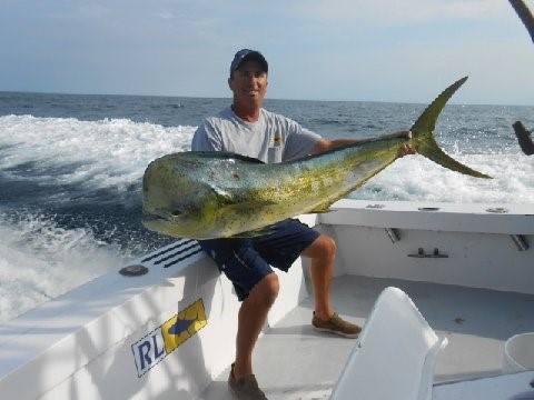 Big bull dorado caught with Restless Lady Charters