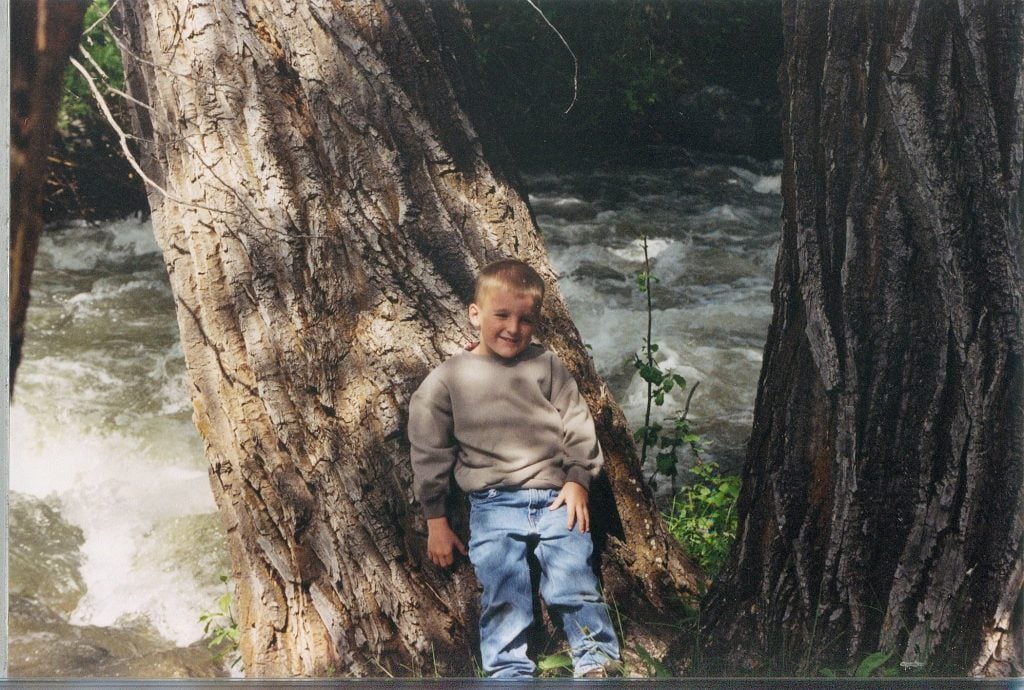 Young Ty Dillon Enjoying the Great Outdoors