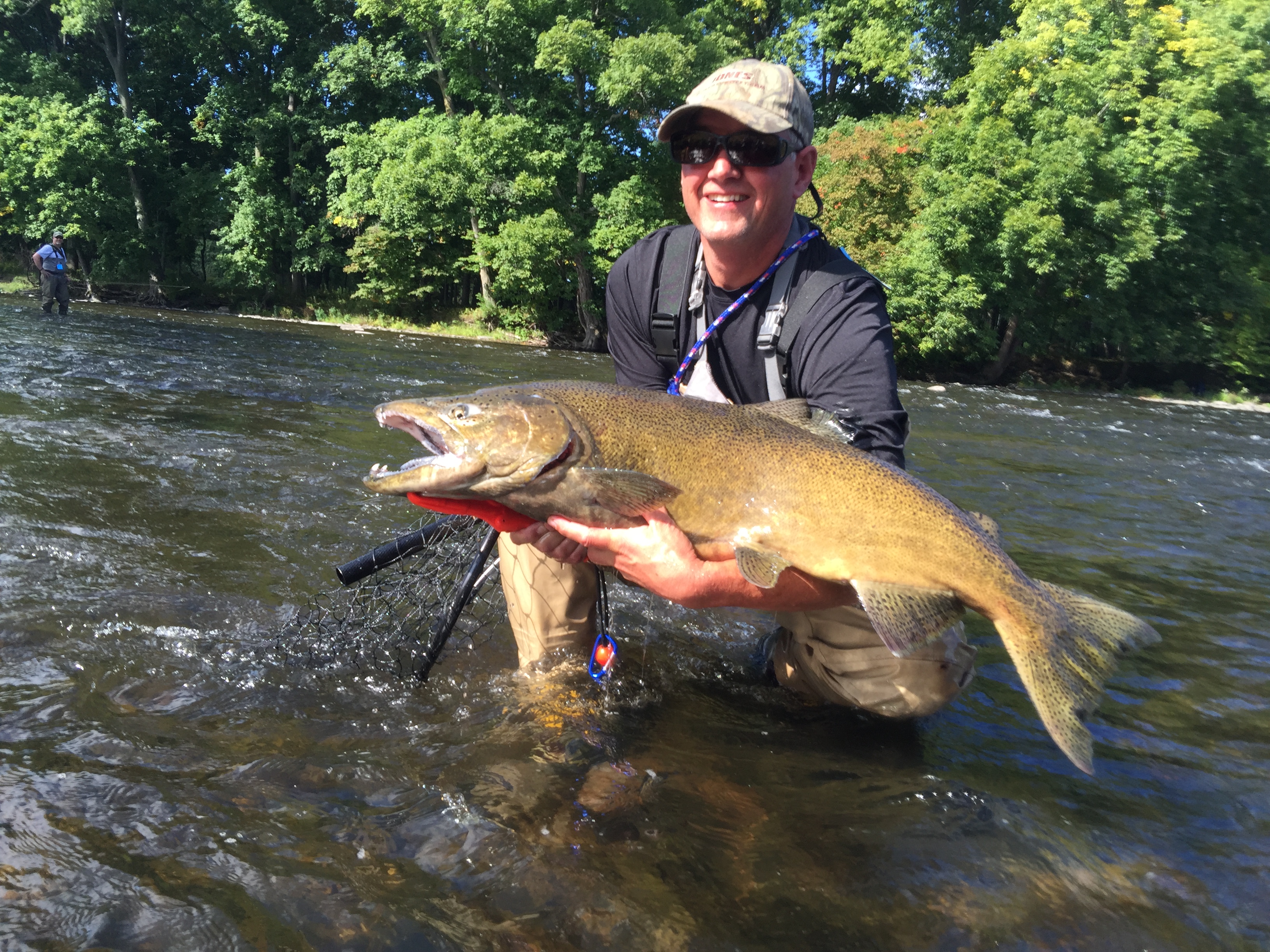 All smiles at the Douglaston Salmon Run